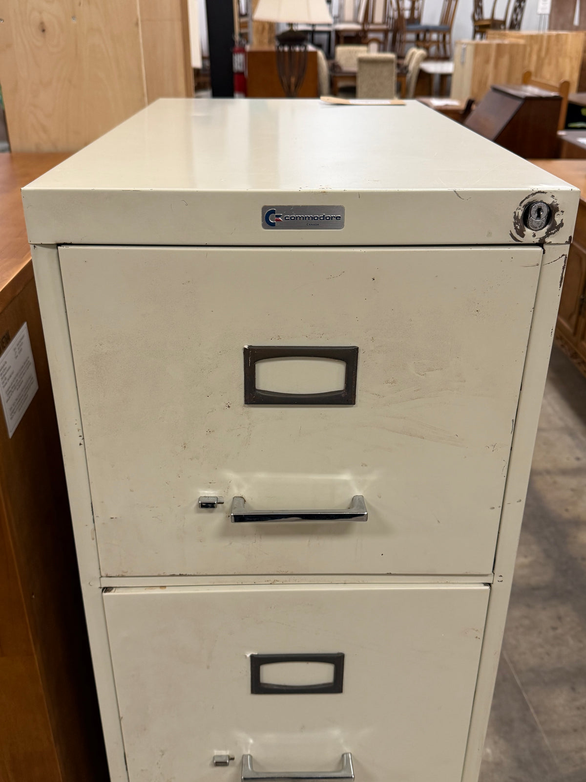Beige 4-Drawer metal Vertical Filing Cabinet