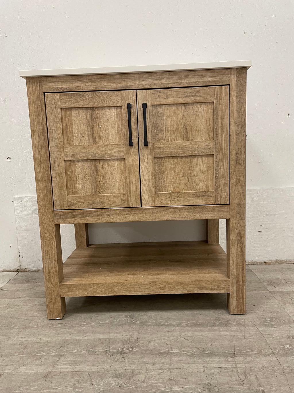 Modern Bathroom Vanity With Open Bottom Concept