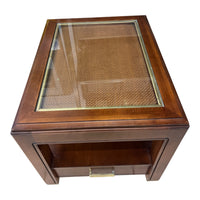 Large Midcentury Wooden Side Table
