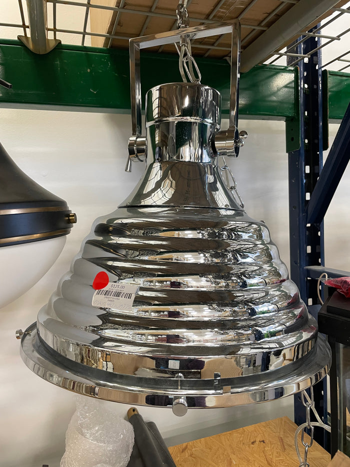Industrial Chrome Pendant