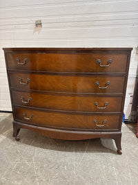 42"W Vintage Bowfront Chest of Drawers