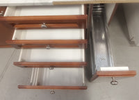 Set of 15 Kitchen Cabinets in Light Brown