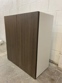 Dark Brown 27 Inch Wide Upper Kitchen Cabinet
