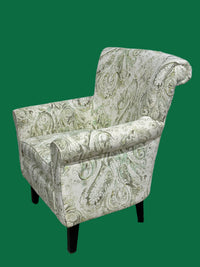 Green Paisley Armchair
