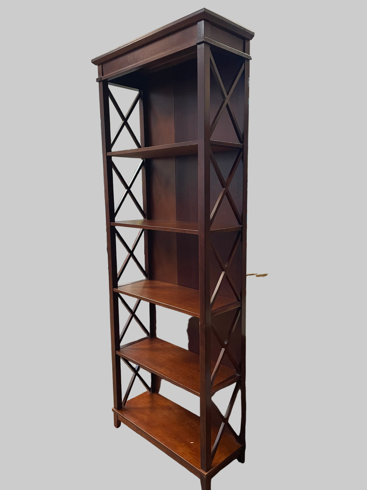 Cross-Brace Bookcase