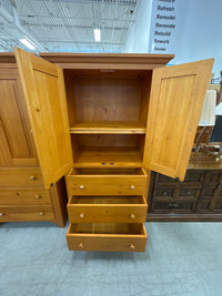 Solid Pine Armoire