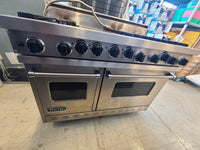 48 Inch Viking Range with Pro-Style Dual-Fuel Range with 6 VSH Pro Sealed Burners