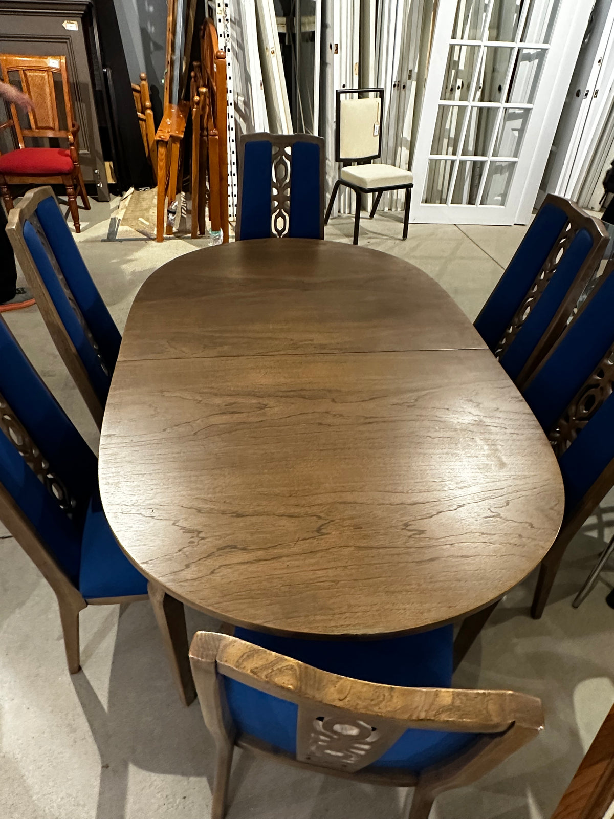 MCM Dining table and 6 chairs