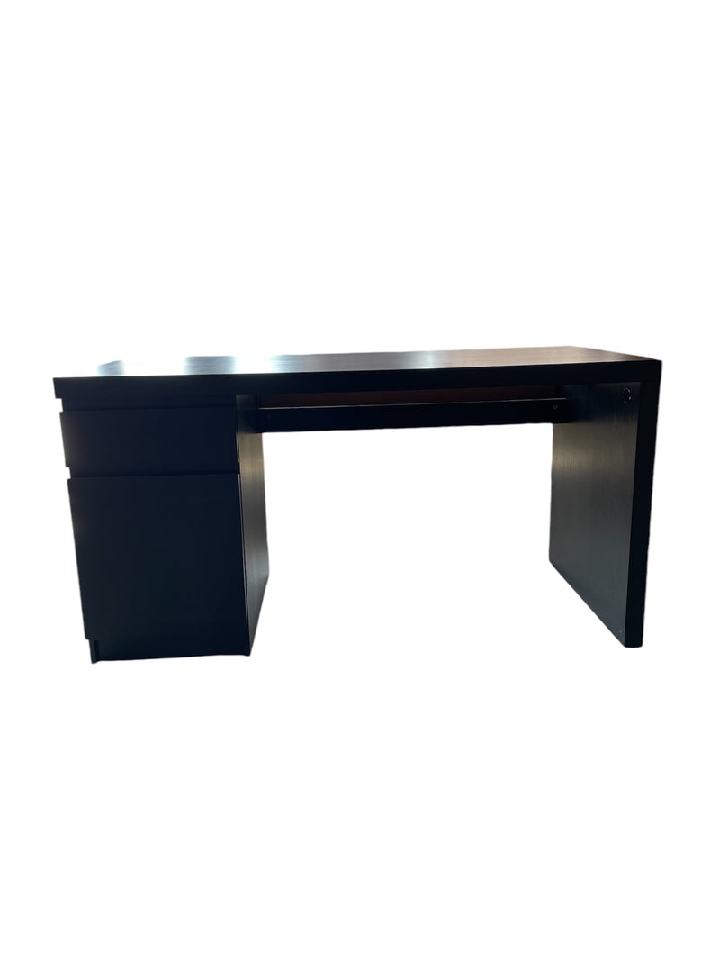 Black Ikea Malm Desk