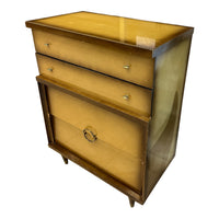 Midcentury Wooden 4-Drawer Dresser