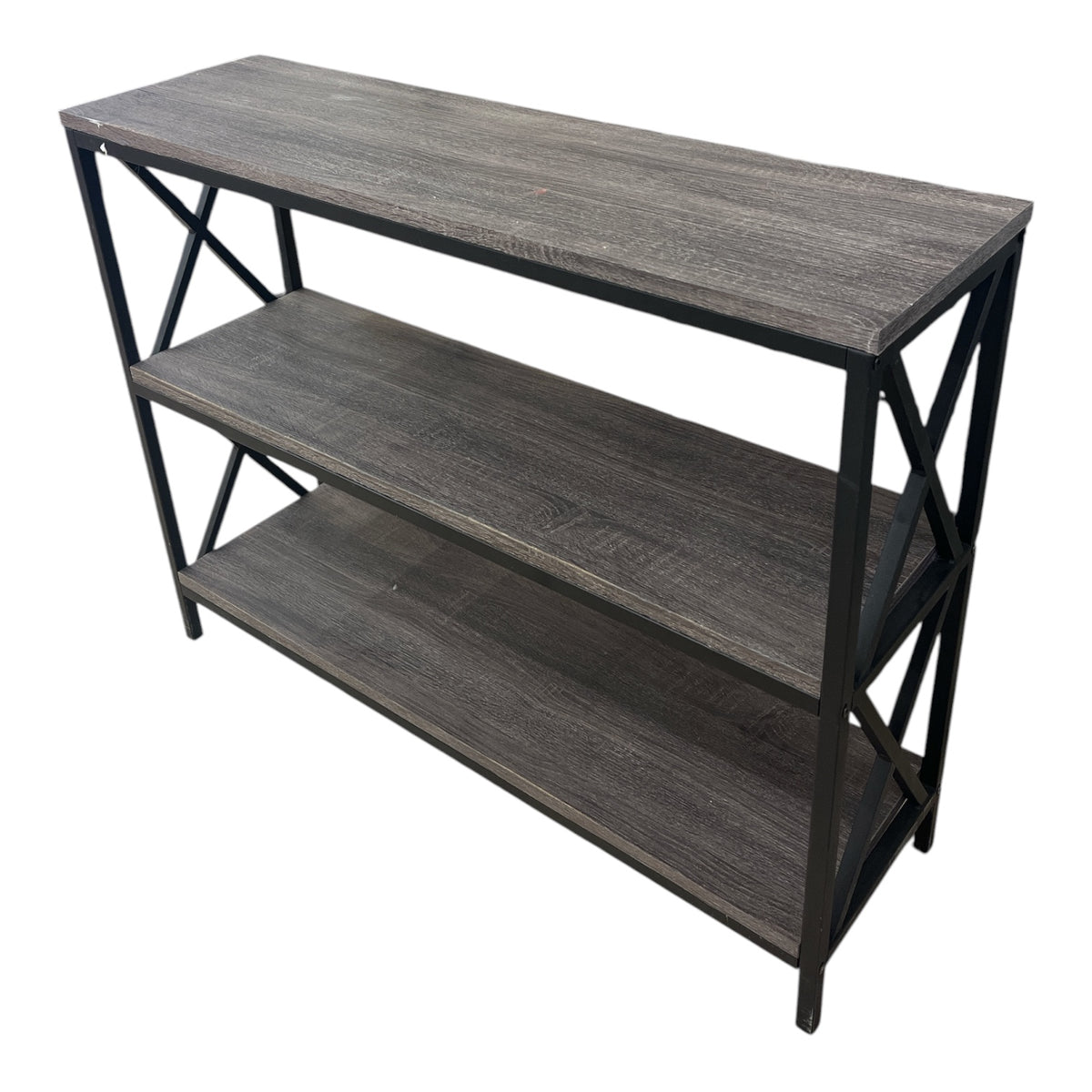 Grey Industrial Bookshelf