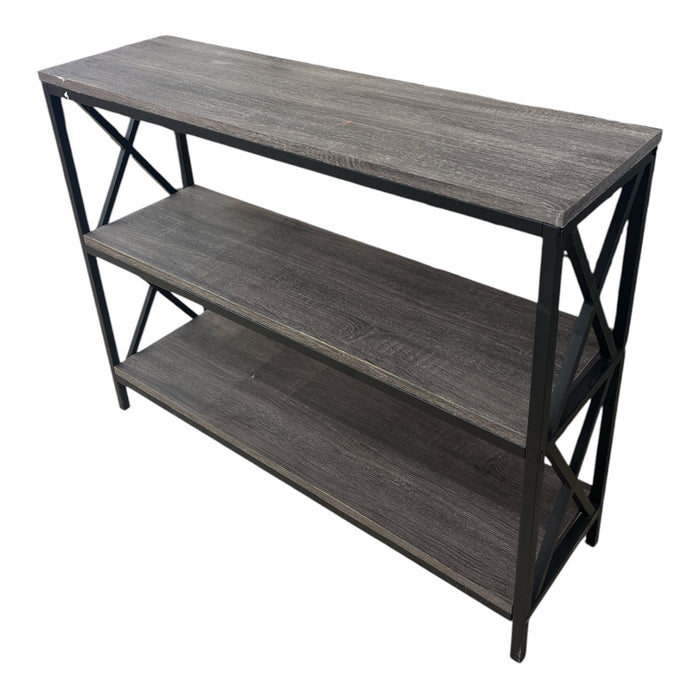 Grey Industrial Bookshelf