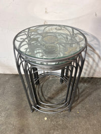 Femas Glass Nesting Table