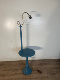 Blue Floor Lamp Table
