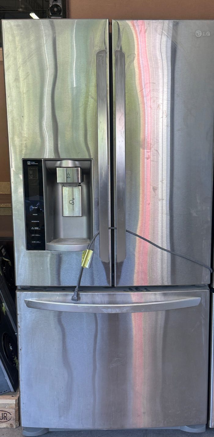 LG stainless steel fridge