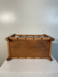 Vintage Roxton Maple Wood Magazine Rack