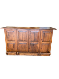 Solid Wood Portable Liquor Cabinet/Bar