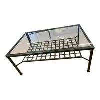 Lauer Metal & Glass Coffee Table
