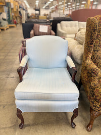 Small Light Sky Blue Armchair