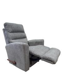 La-Z-Boy Liam Rocking Recliner in a textured gray fabric.