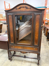Antique Jacobean-styled China Cabinet
