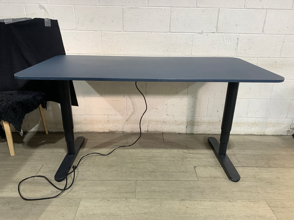 Ikea Bekant Navy  Blue Desk