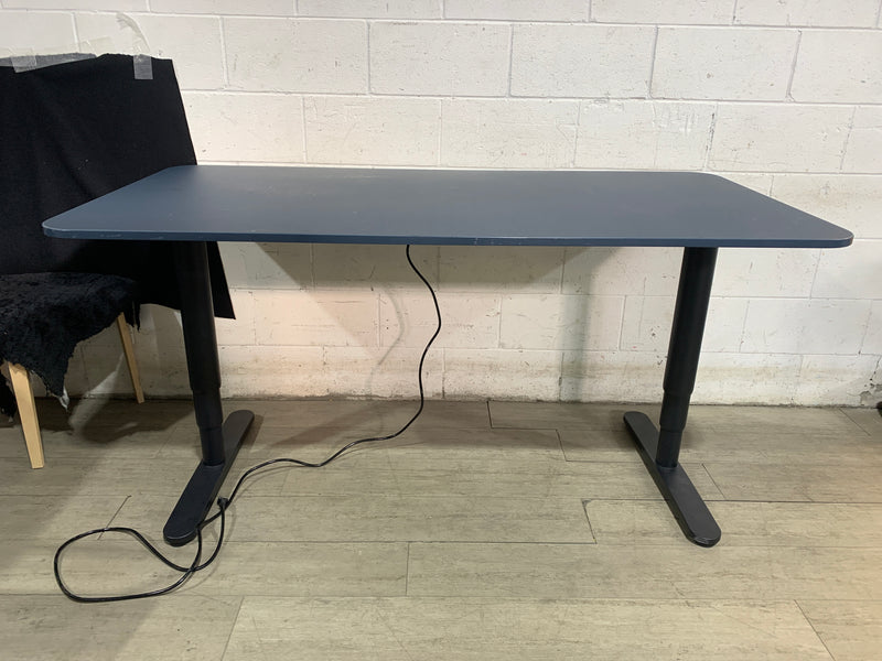 Ikea Bekant Navy  Blue Desk