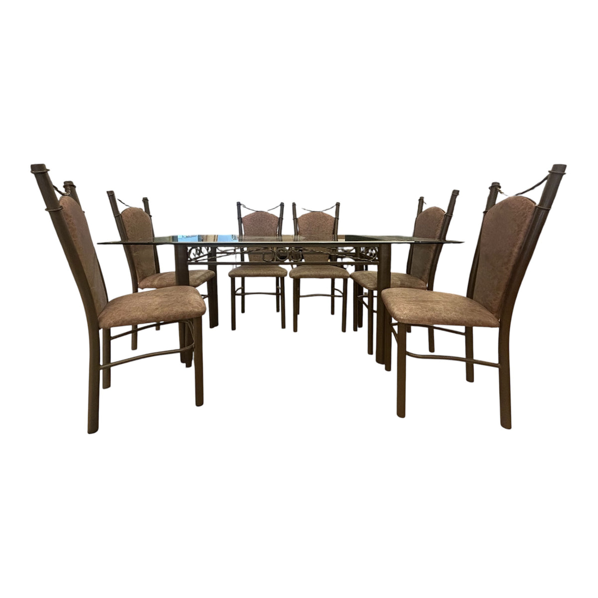 Creux Tubular Metal Dining Set