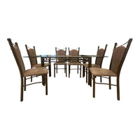 Creux Tubular Metal Dining Set