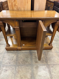 Wooden Drop-Leaf Buffet Cabinet