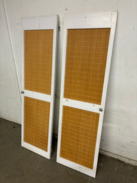 Set of 2 20.25” x 68.5” White Interior Doors