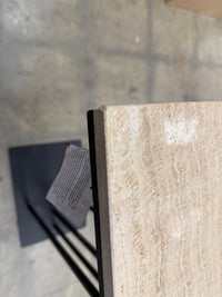 Modern Transitional Marble Stone Side Table