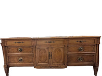 7-Drawer French Dresser w. Matching Mirror