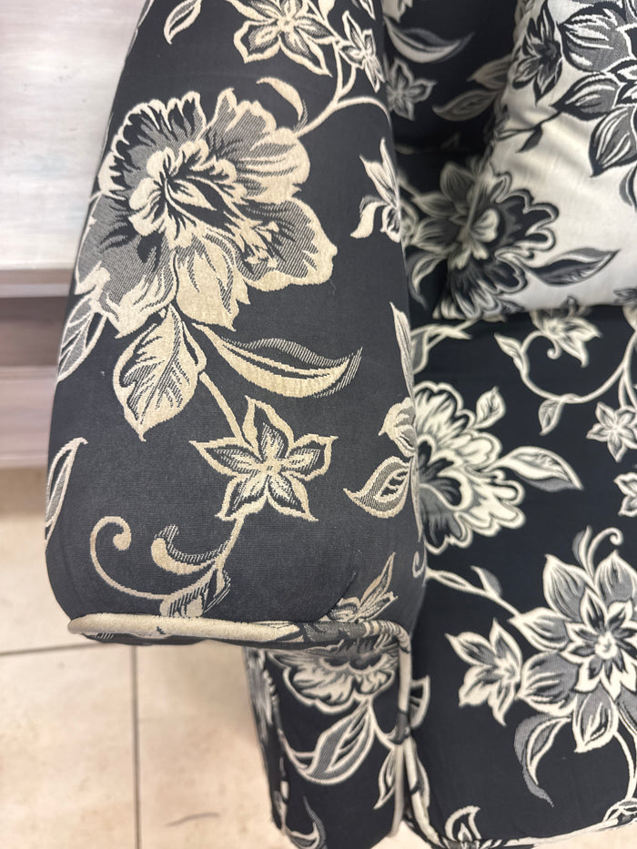 Black Wingback Chair