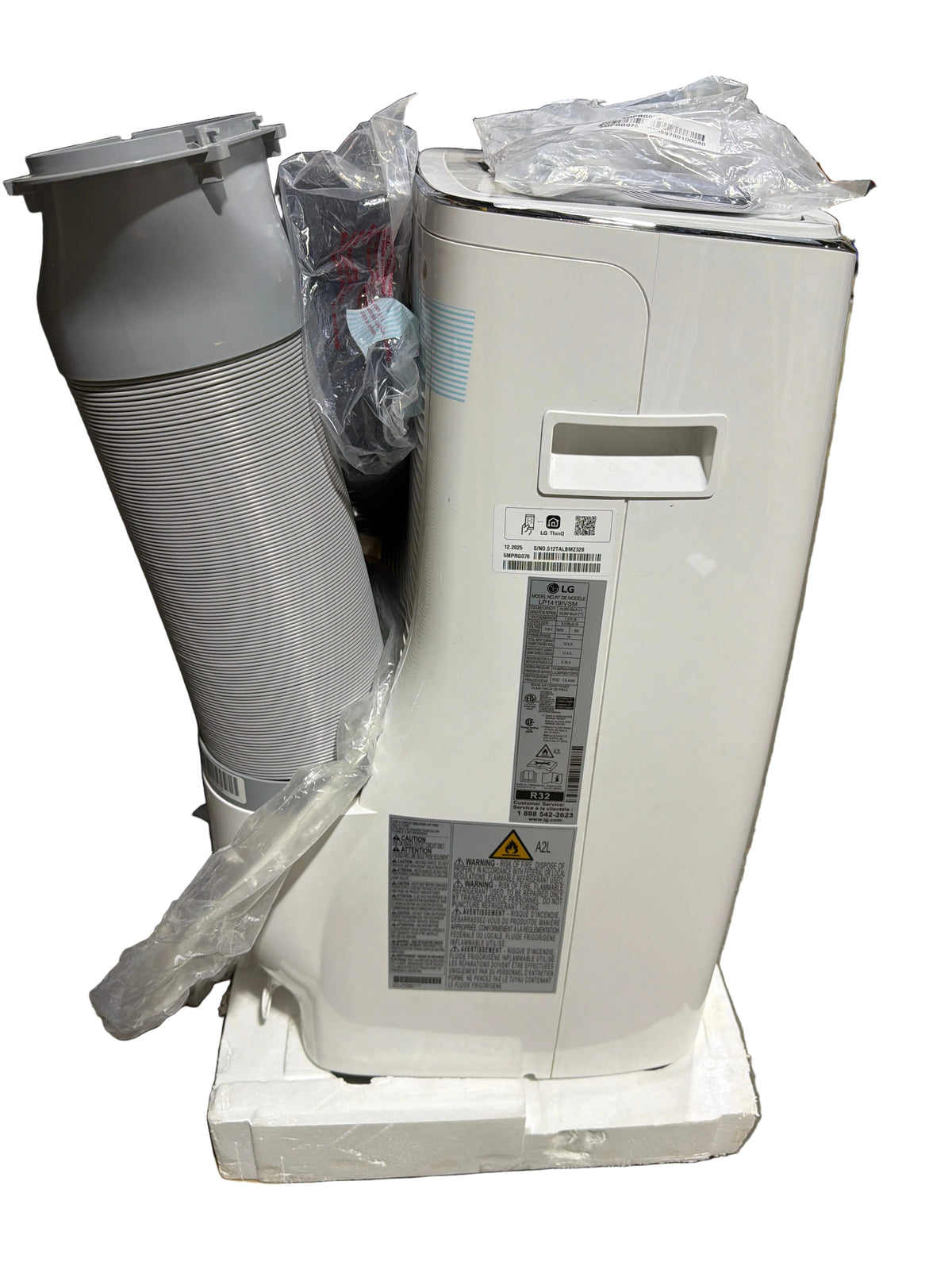 LG 10,000 BTU Dual Iverter Smart Portable AC