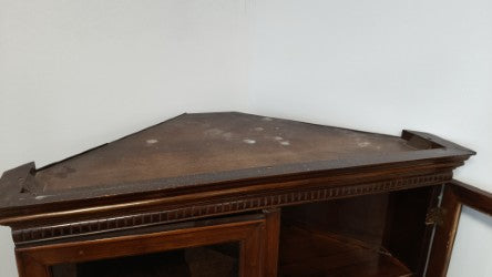 Wooden Corner Display Hutch