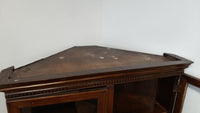 Wooden Corner Display Hutch