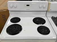 White Frigidaire Electric Coil Range Stove