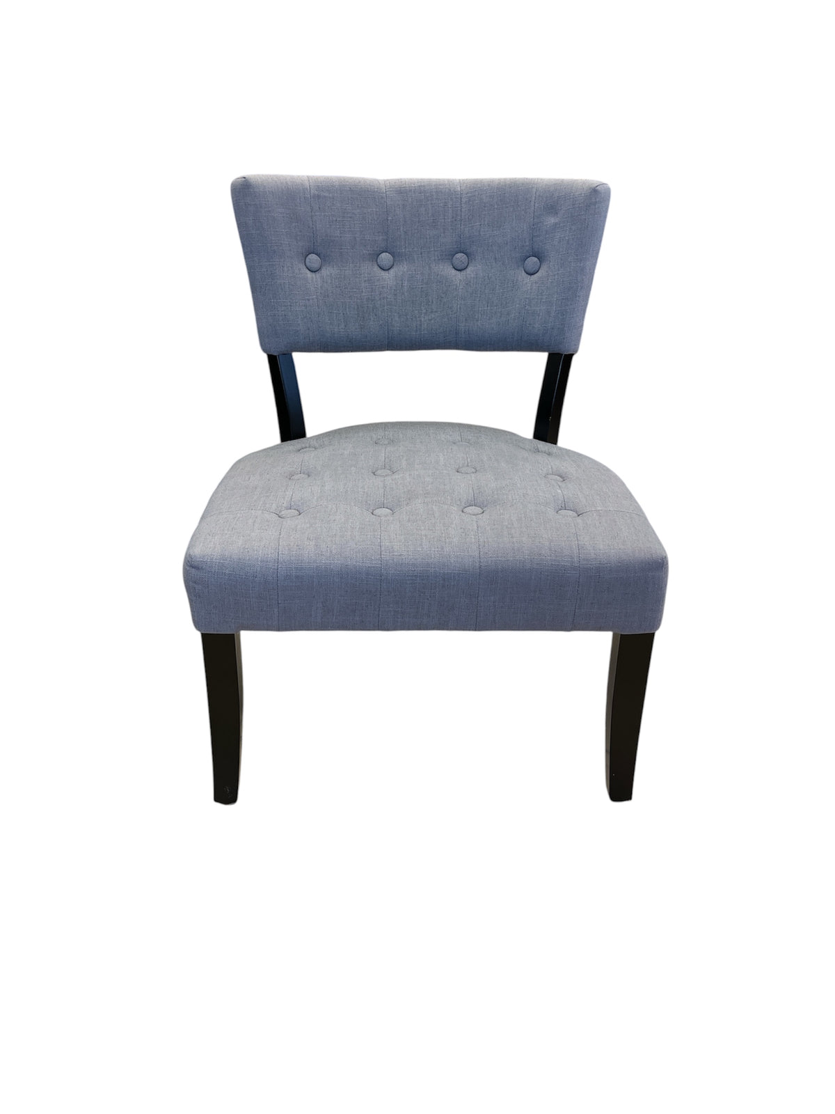 Grey Tone Tufted Upholstered Accent Chair