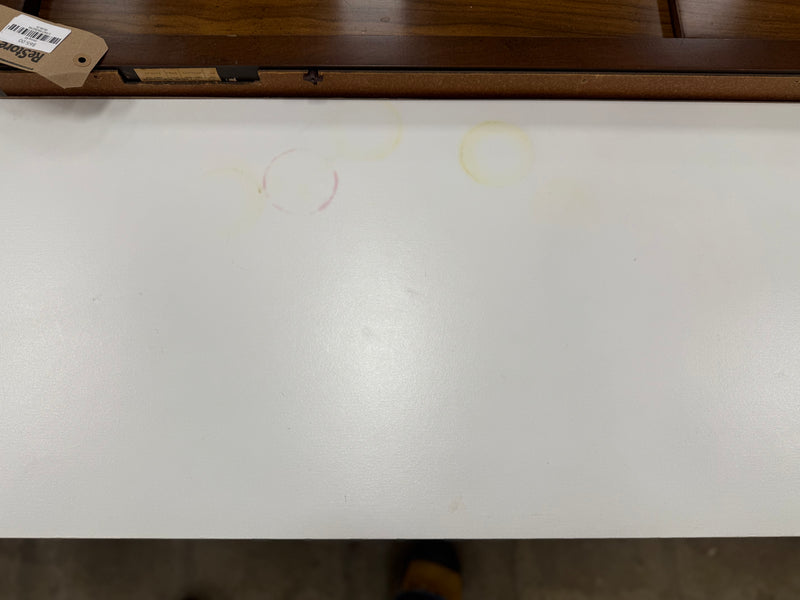 White Low Styled 6-Drawer Dresser