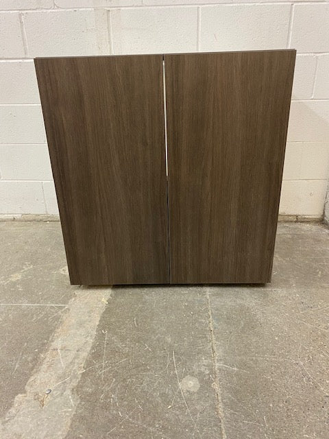 Dark Brown 27 Inch Wide Base Kitchen Cabinet