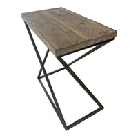 Industrial Asymmetrical Side Table