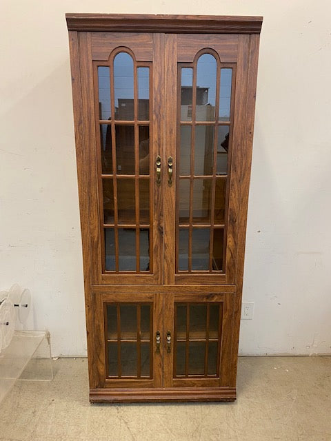 Window Pane Wooden Cabinet