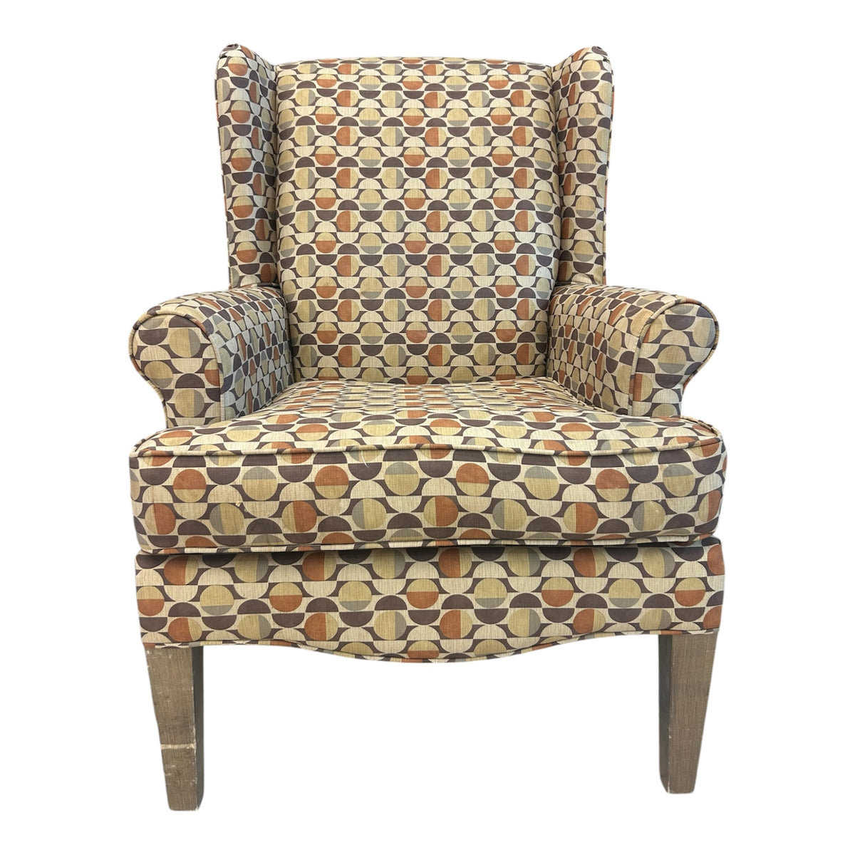 Charlotte Wing Back Chair & Ottoman Set
