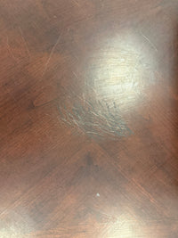 Dark Mahogany Brown Side Table