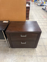 Dark Mahogany Brown Nightstand