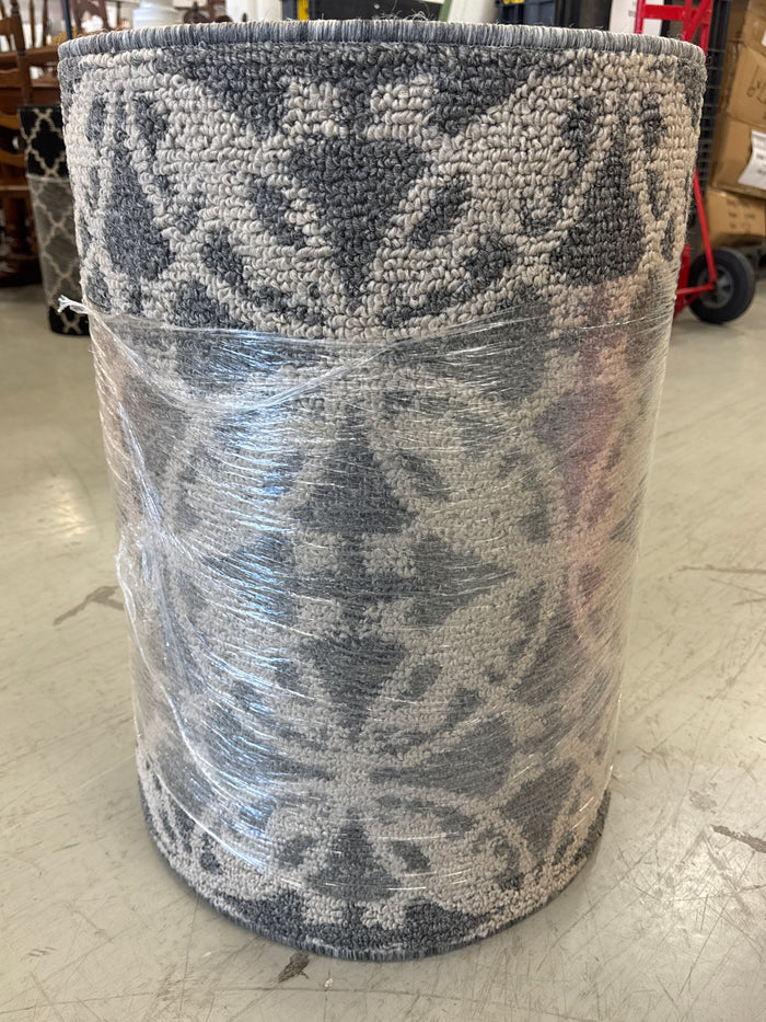 Area Rug Featuring A Distinctive Two-Tone Medallion or Floral Damask Pattern.