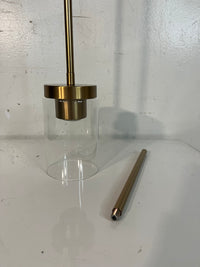 1-Light Pendant in Warm Brass