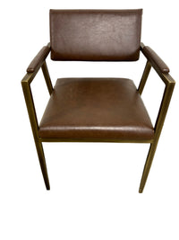 Vegan Leather Accent Chair