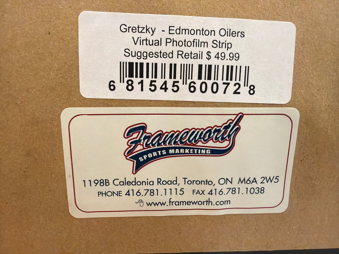 Wayne Gretzky Edmonton Oilers Framed "Virtual Photofilm" Collage - NHL Memorabilia